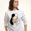 Disney 101 Dalmatians Cruella Big Face - Sweater - White 1 Disney 101 Dalmatians Cruella Big Face - Sweater - White -Disney 8aae013e08f8426b9a57756801c7f09f