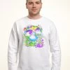 Disney Alice In Wonderland Alice Psychedelic Scene Dsaxcgsc - Sweater - White -Disney 8adf98fe91a04a939ccfa3aa8a4d76f9