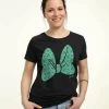 Disney Mickey Classic Clover Bow - T-Shirt Print - Black 2 Disney Mickey Classic Clover Bow - T-Shirt Print - Black -Disney 8b38a2eb59ad4fbe8d055a427787a939