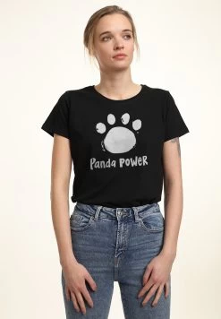 Disney Turning Red Panda Power - T-Shirt Print - Black
