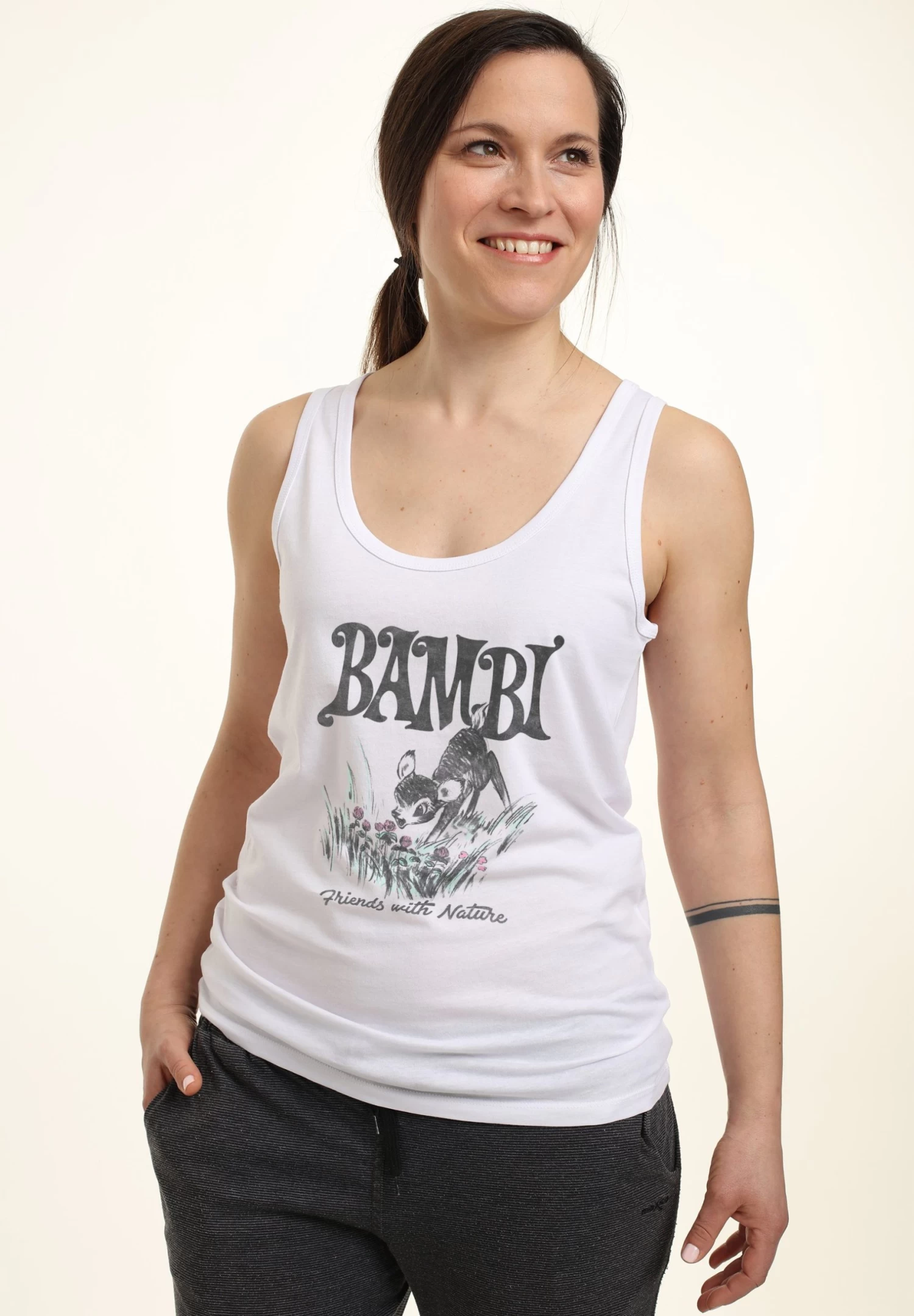 Disney Bambi Bambi Nature- Top - White 5 Disney Bambi Bambi Nature- Top - White - Afbeelding 3
