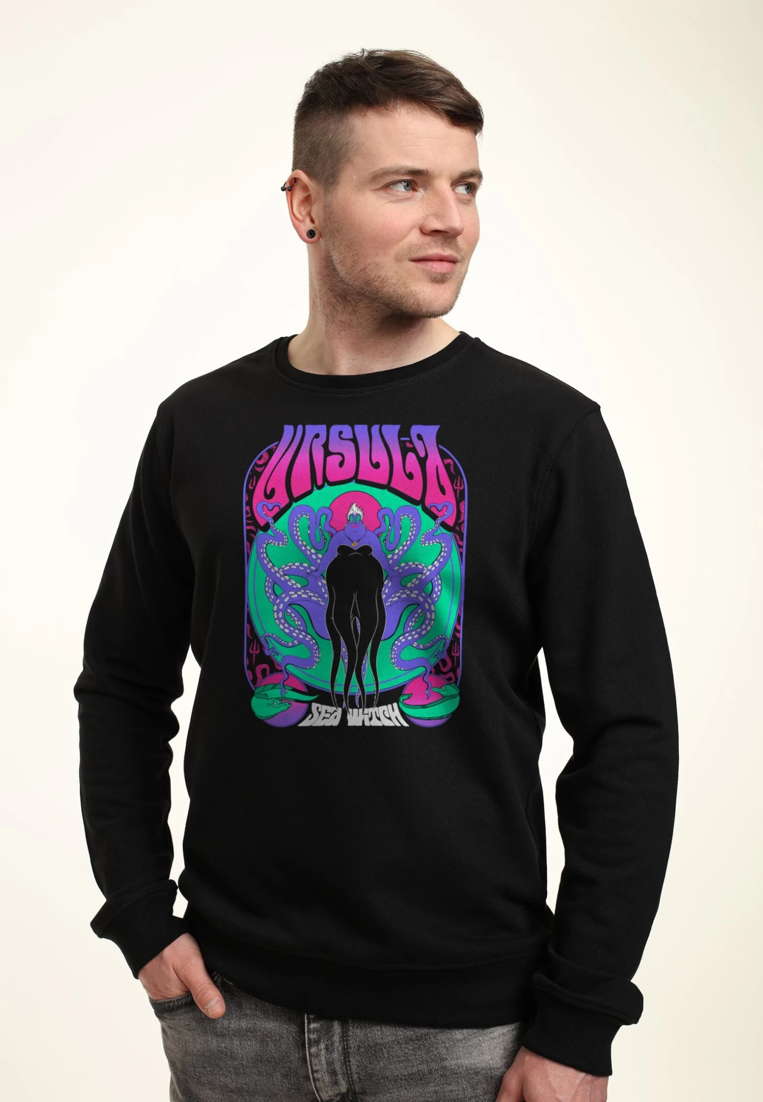 Disney Villains Ursula Gig - Sweater - Black 5 Disney Villains Ursula Gig - Sweater - Black - Afbeelding 3