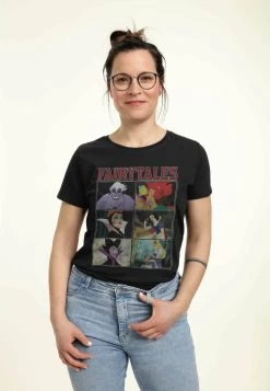 Disney Villains Fairytales - T-Shirt Print - Black -Disney 92a54a658e6d476aa3bd3f577e449ea4