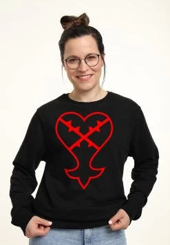 Disney Kingdom Hearts Heartless Symbol - Sweater - Black
