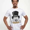 Disney Ducktales Scrooge Big Face Unisex - T-Shirt Print - White -Disney 953a673a228c48209631d66a2ff577a3