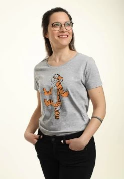 Disney Winnie The Pooh Tigger - T-Shirt Print - Heather Grey -Disney 95ac6169524b4b5d8fe02d447e85e7e0