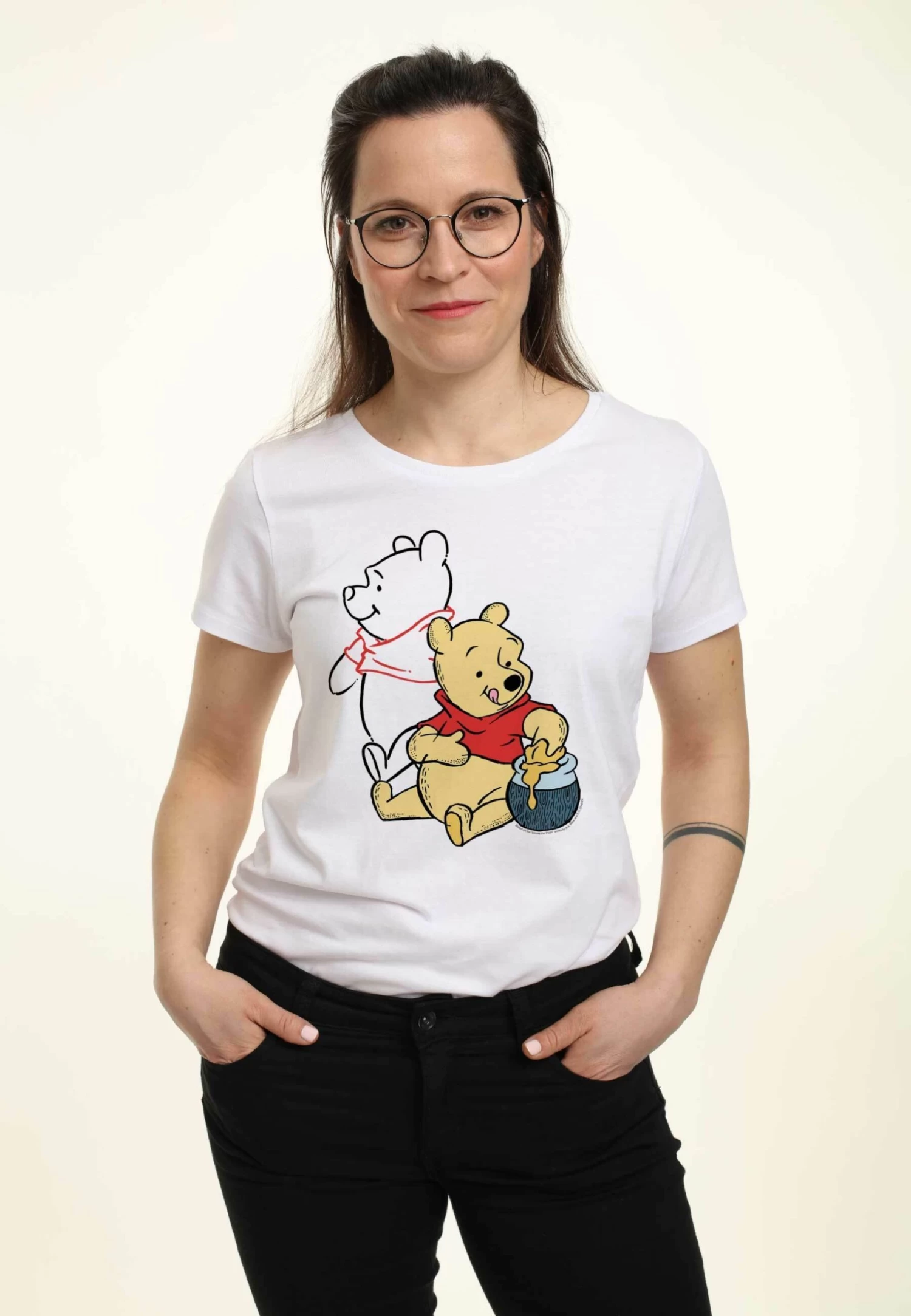 Disney Winnie The Pooh - T-Shirt Print - White 3 Disney Winnie The Pooh - T-Shirt Print - White