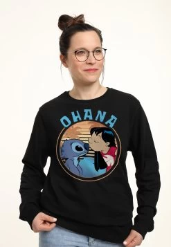Disney LiloStitch Lilo And Stitch Ohana - Sweater - Black -Disney 9902a1ab96f5474eb0b3640cfcbc54c3