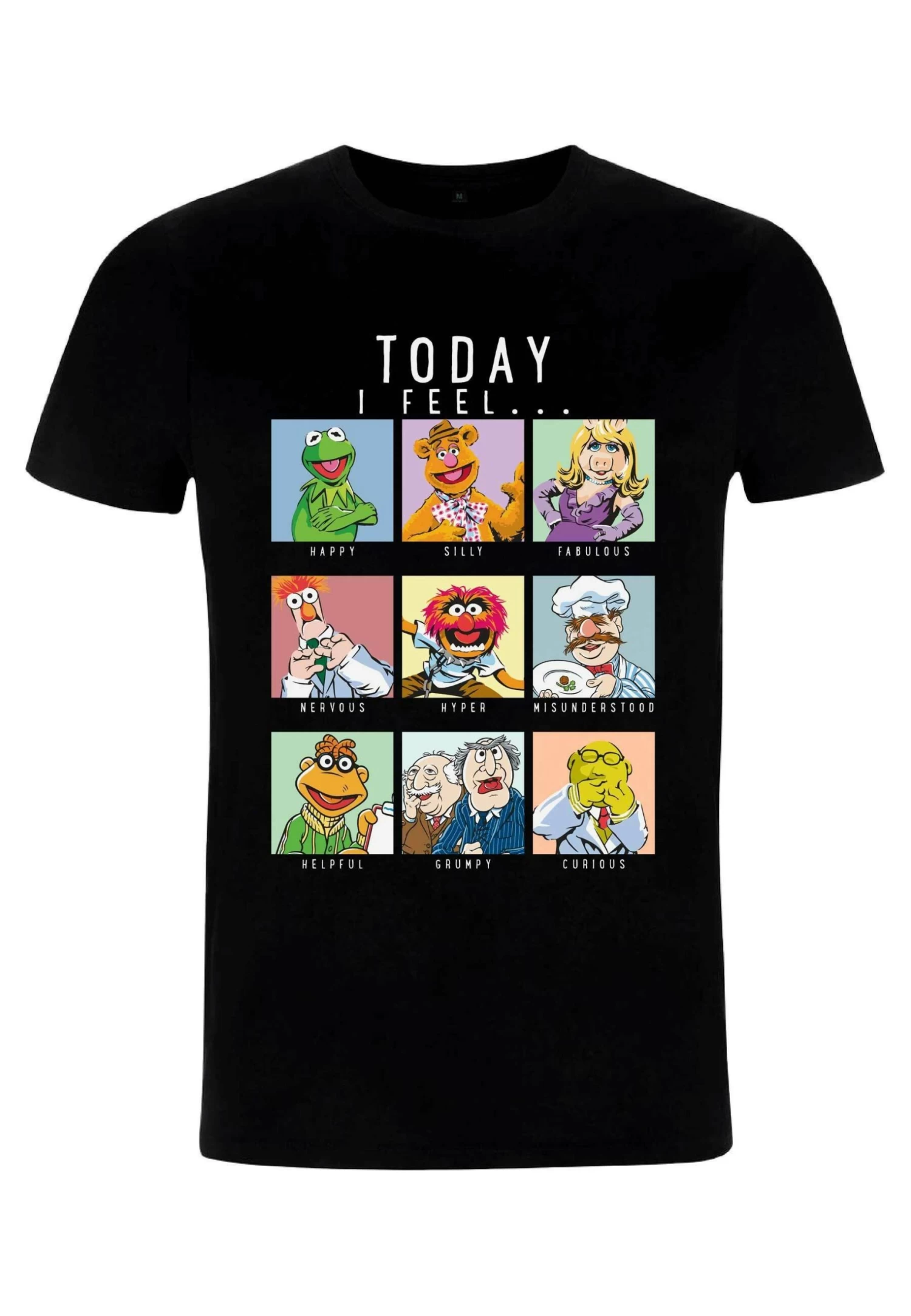 Disney Muppets Muppet Mood - T-Shirt Print - Black 3 Disney Muppets Muppet Mood - T-Shirt Print - Black