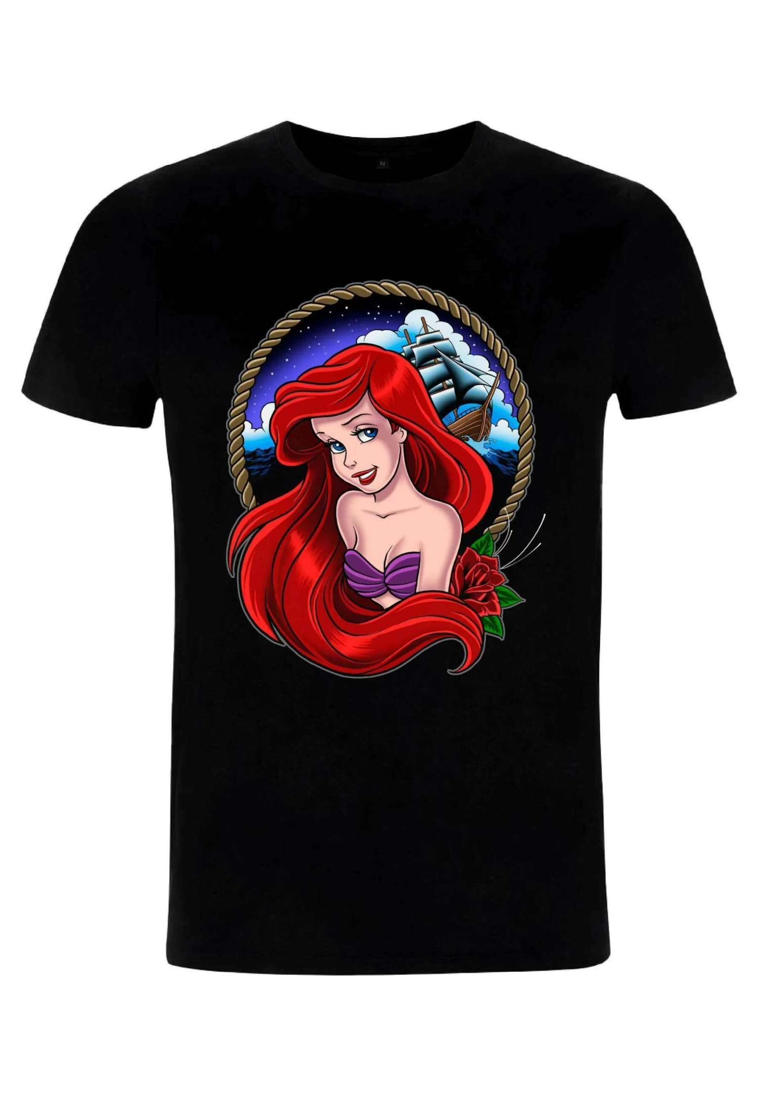 Disney The Little Mermaid Part Of Your World - T-Shirt Print - Black 3 Disney The Little Mermaid Part Of Your World - T-Shirt Print - Black