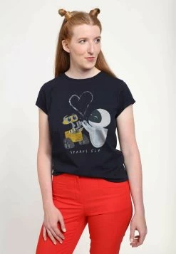 Disney Pixar Wall-E - Sparks Fly - T-Shirt Print - Navy Blue -Disney 9a4441b4ca1f4eb68aae92faaa2a6bb6