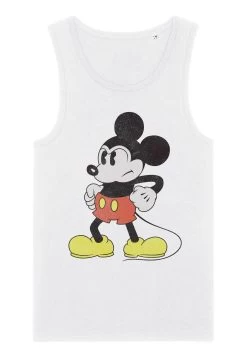Disney Classic Mickey Mightiest Mouse Tank - Top - White -Disney 9acf064c3ce04de4a53bac75271467ad