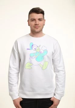 Disney Mickey Classic Neon Donald - Sweater - White
