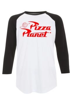 Disney Toy Story Pizza Planet - Longsleeve - White Black -Disney 9ccde5d71b00474f9dd6fe2424e200e5