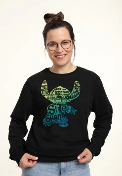 Disney Lilo Stitch Stitch Fill - Sweater - Black