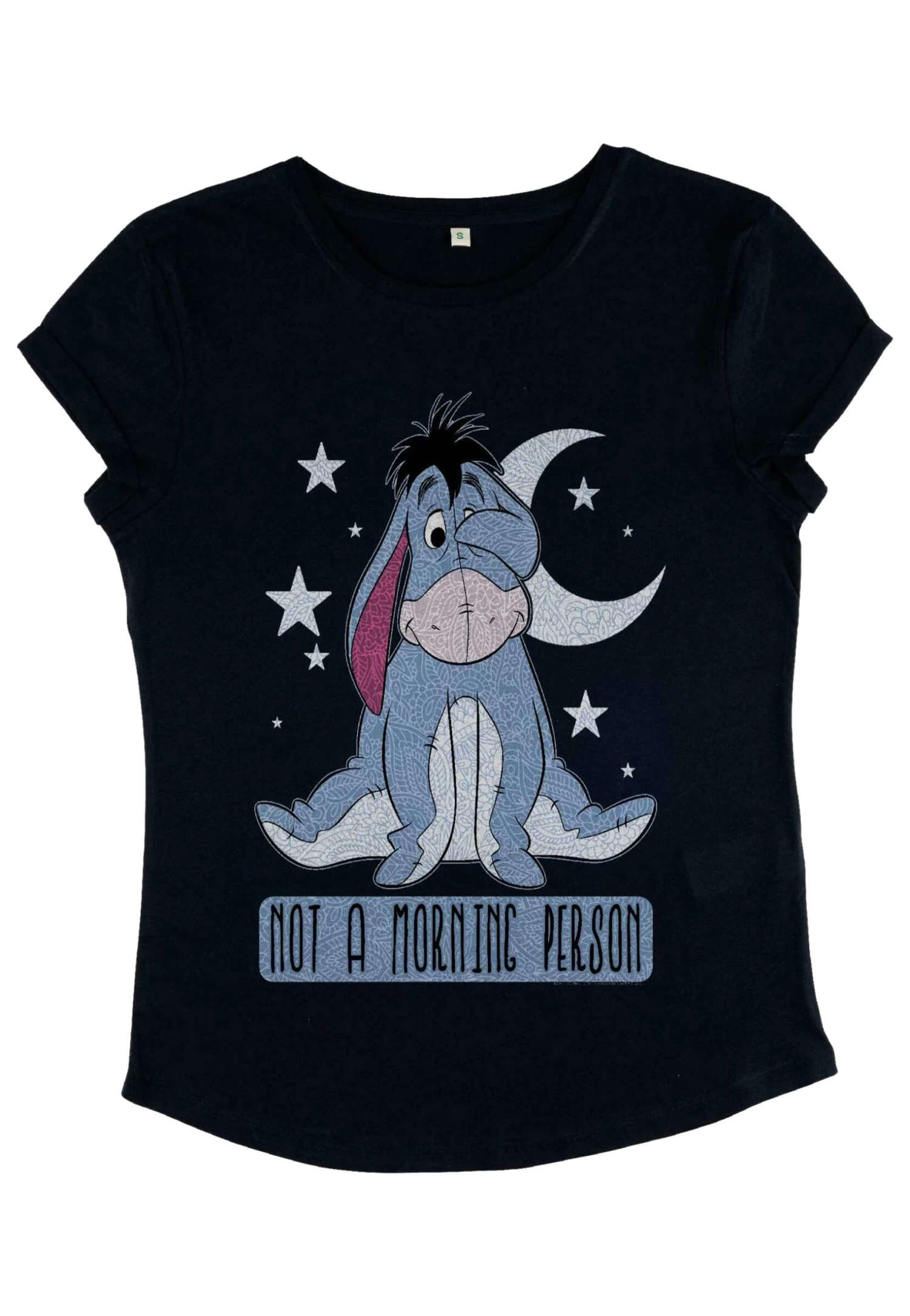 Disney Classics Winnie The Pooh - Eeyore Not Morning - T-Shirt Print - Navy Blue 6 Disney Classics Winnie The Pooh - Eeyore Not Morning - T-Shirt Print - Navy Blue - Afbeelding 4