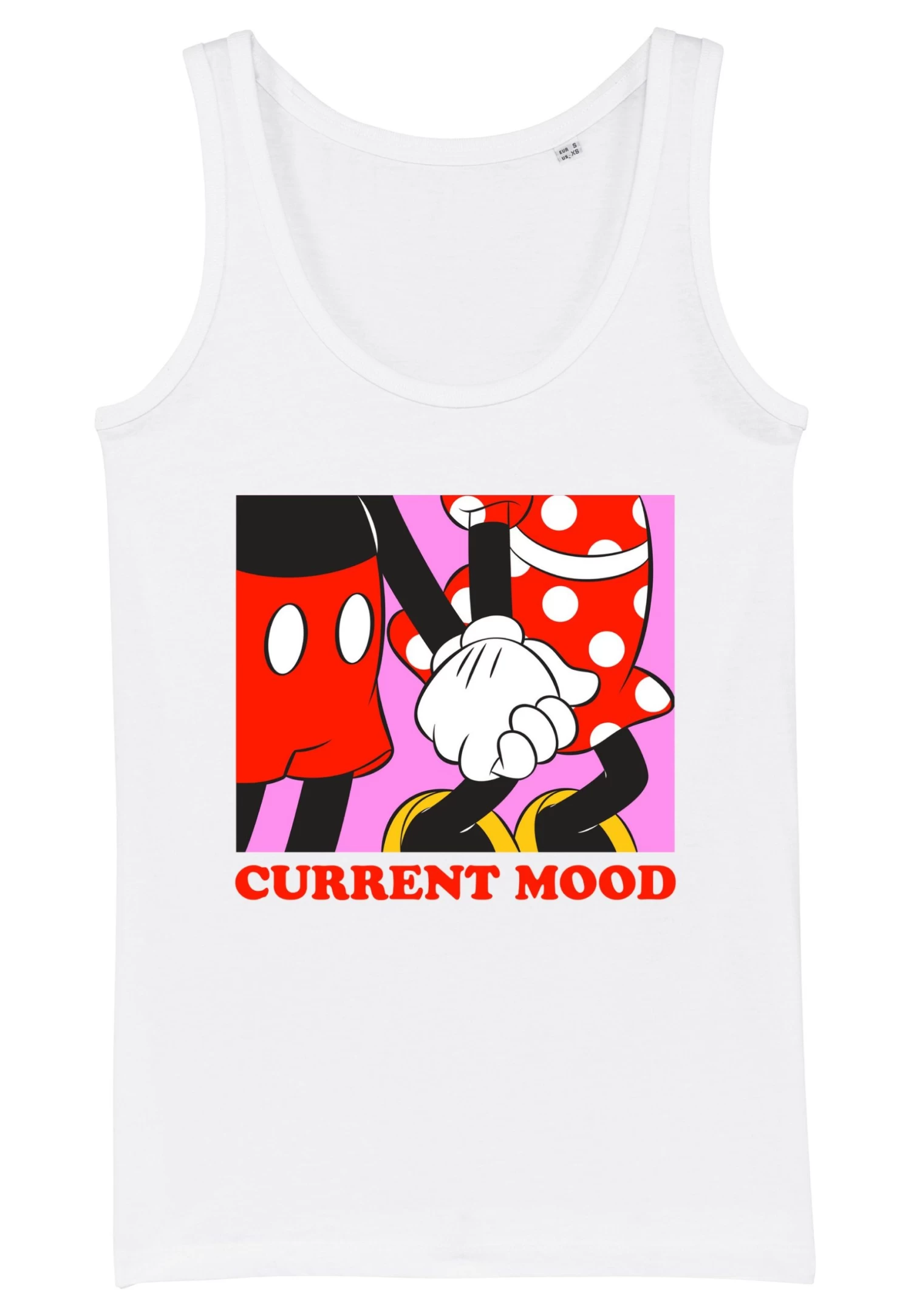 Disney Mickey Classic Current Mood- Top - White 7 Disney Mickey Classic Current Mood- Top - White - Afbeelding 5