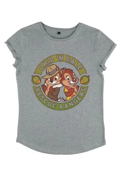 Disney Chip 'N Dale Rescue Rangers - T-Shirt Print - Melange Grey -Disney a20a681bad0e4b03b75d314a0aef8a80