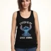 Disney Lilo & Stitch Stitch Spirital Animal - Top - Black -Disney a4526cdda23d458b903e05ce5ee42377