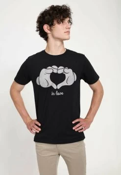 Disney Mickey Classic Glove Heart Unisex - T-Shirt Print - Black -Disney a4bf5344b110460d84702087e19c8d1b