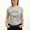 Disney Princesses Vintage Princess Group - T-Shirt Print - Heather Grey -Disney a51831ae59e040ca9d529d8a8a4d40e2