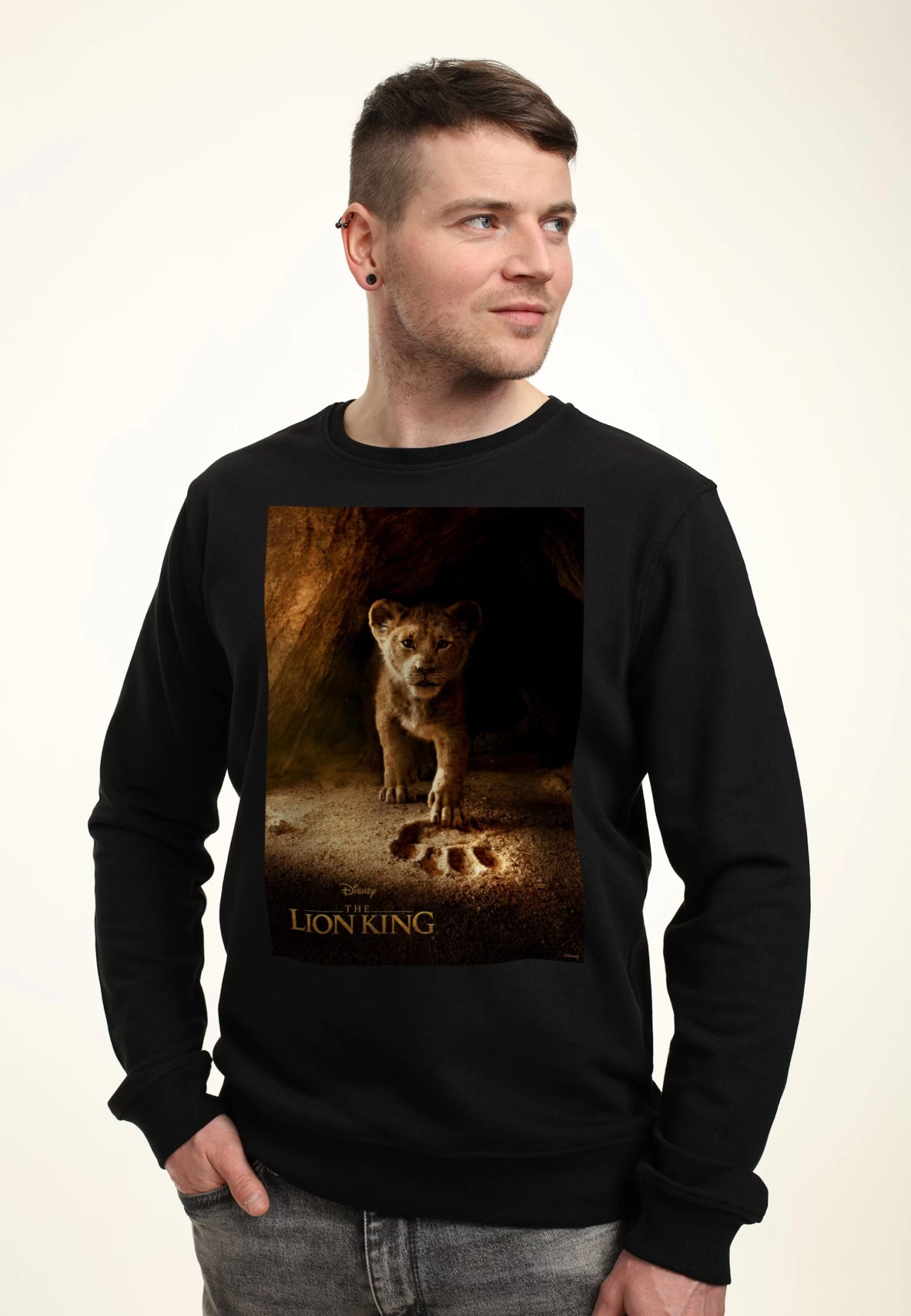 Disney Lion King Simba Poster - Sweater - Black 3 Disney Lion King Simba Poster - Sweater - Black