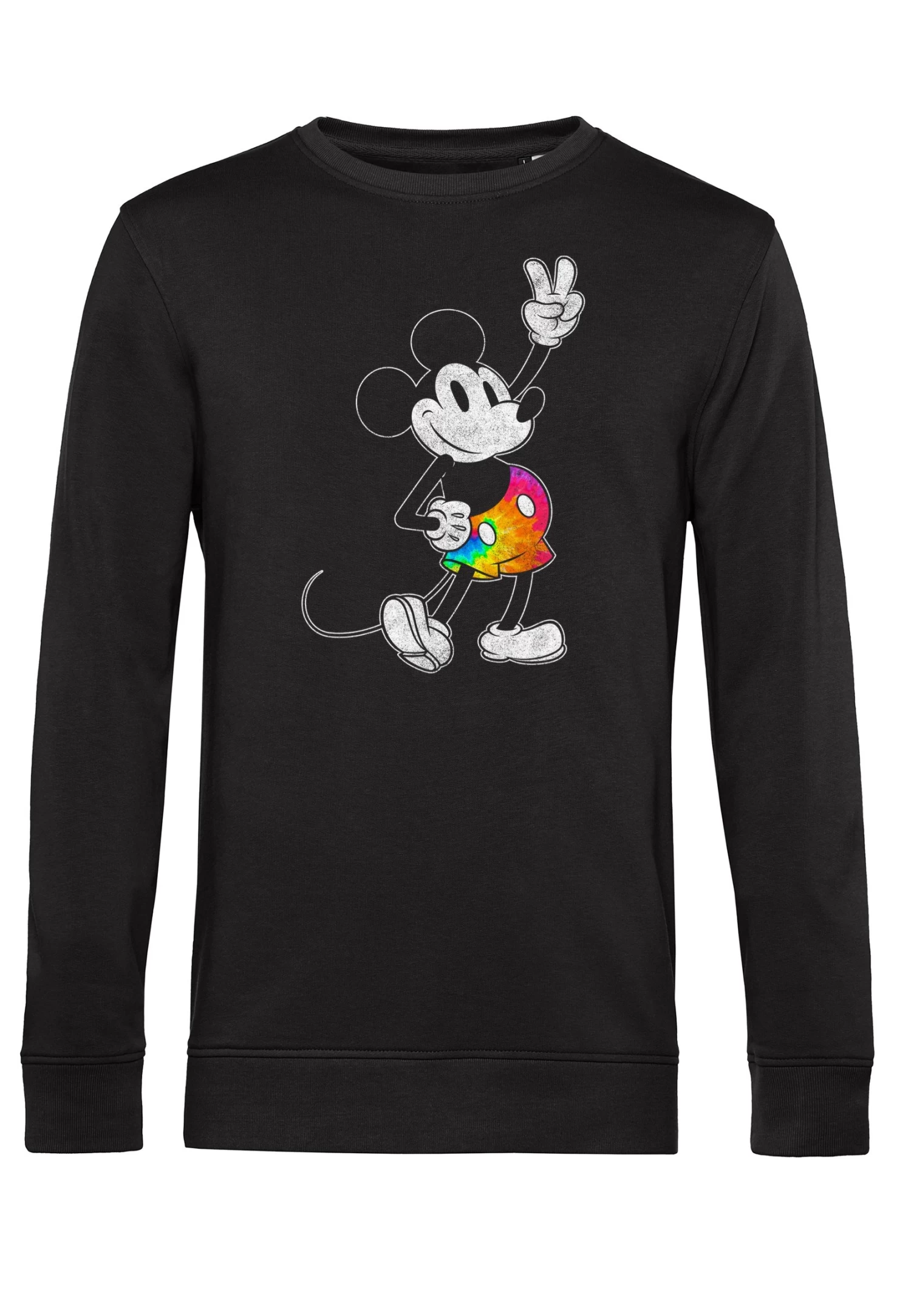Disney Mickey Classic Tie Dye Mickey Stroked - Sweater - Black 6 Disney Mickey Classic Tie Dye Mickey Stroked - Sweater - Black - Afbeelding 4