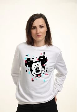 Disney Mickey Mouse Pixel Mickey - Sweater - White