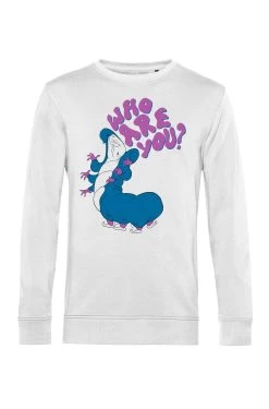 Disney Alice In Wonderland Who Are You - Sweater - White -Disney a8d5eb0f4908458b8b3380f4b0d4c6a7