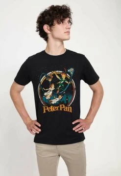 Disney Peter Pan London Flyin Unisex - T-Shirt Print - Black -Disney a9968a91456d4b43b6f94fcb9da916ff