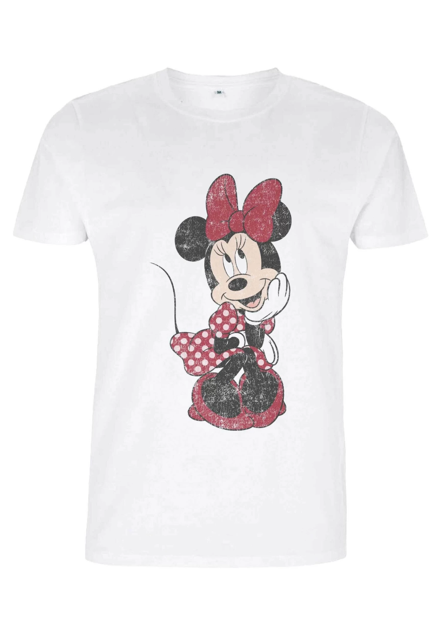 Disney Classic Mickey Polka Dot Minnie - T-Shirt Print - White 3 Disney Classic Mickey Polka Dot Minnie - T-Shirt Print - White
