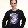 Disney Wreck-It Ralph 2 Happy Caturday Stars - Sweater - Black -Disney abdeccab4bd64ee785af5b5d23995e52