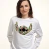 Disney Lilo & Stitch Stitch Floral - Sweater - White -Disney abefe40cf58045ec9900387eca6fa44e