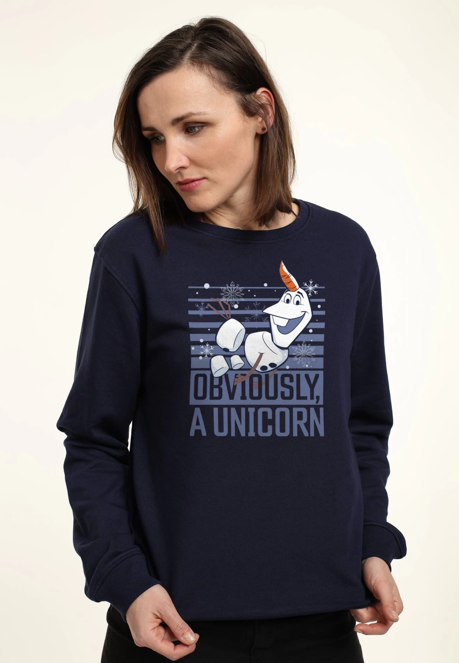 Disney Frozen 2 Obviously Olaf - Sweater - Navy Blue 5 Disney Frozen 2 Obviously Olaf - Sweater - Navy Blue - Afbeelding 3