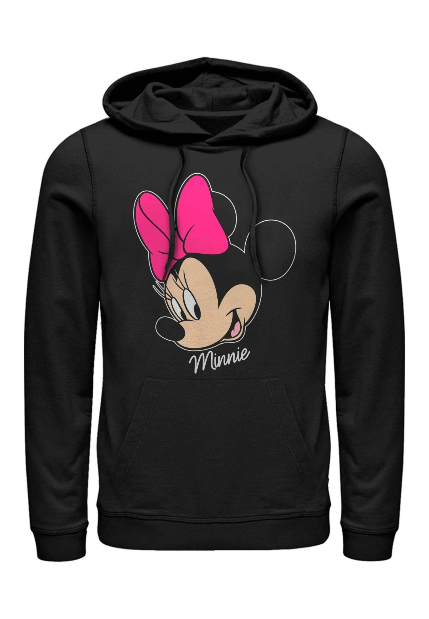 Disney Classic Mickey Minnie Big Face - Hoodie - Black 3 Disney Classic Mickey Minnie Big Face - Hoodie - Black