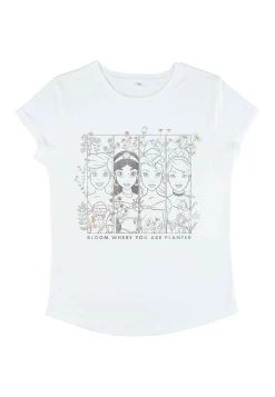 Disney Princesses Princesses Floral - T-Shirt Print - White 12 Disney Princesses Princesses Floral - T-Shirt Print - White -Disney ad559614db7b497e9f25862f7d845c4c