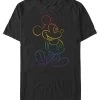 Disney Mickey Mouse Big Pride - T-Shirt Print - Black -Disney ad6ec999bcd74eb081882946a4da901d