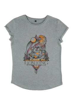 Disney The Lion King Lion Sphere - T-Shirt Print - Melange Grey -Disney b0d1342a85ab4011a4aa18a6d8ef603d