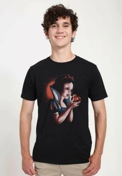 Disney Princesses Deep Stare Unisex - T-Shirt Print - Black