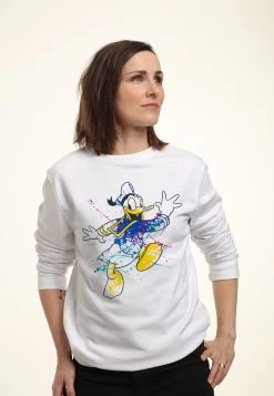 Disney Classic Mickey Splatter Donald - Sweater - White 8 Disney Classic Mickey Splatter Donald - Sweater - White -Disney b22d9e2999e34cd48bffe5b5bb9e5c47