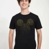 Disney Mickey Classic Hotfix Mickey Unisex - T-Shirt Print - Black -Disney b25754895991457cbddd8533649ed100