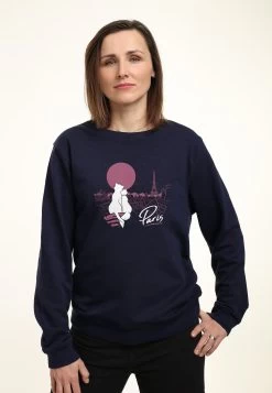 Disney The Aristocats Together In Paris - Sweater - Navy Blue