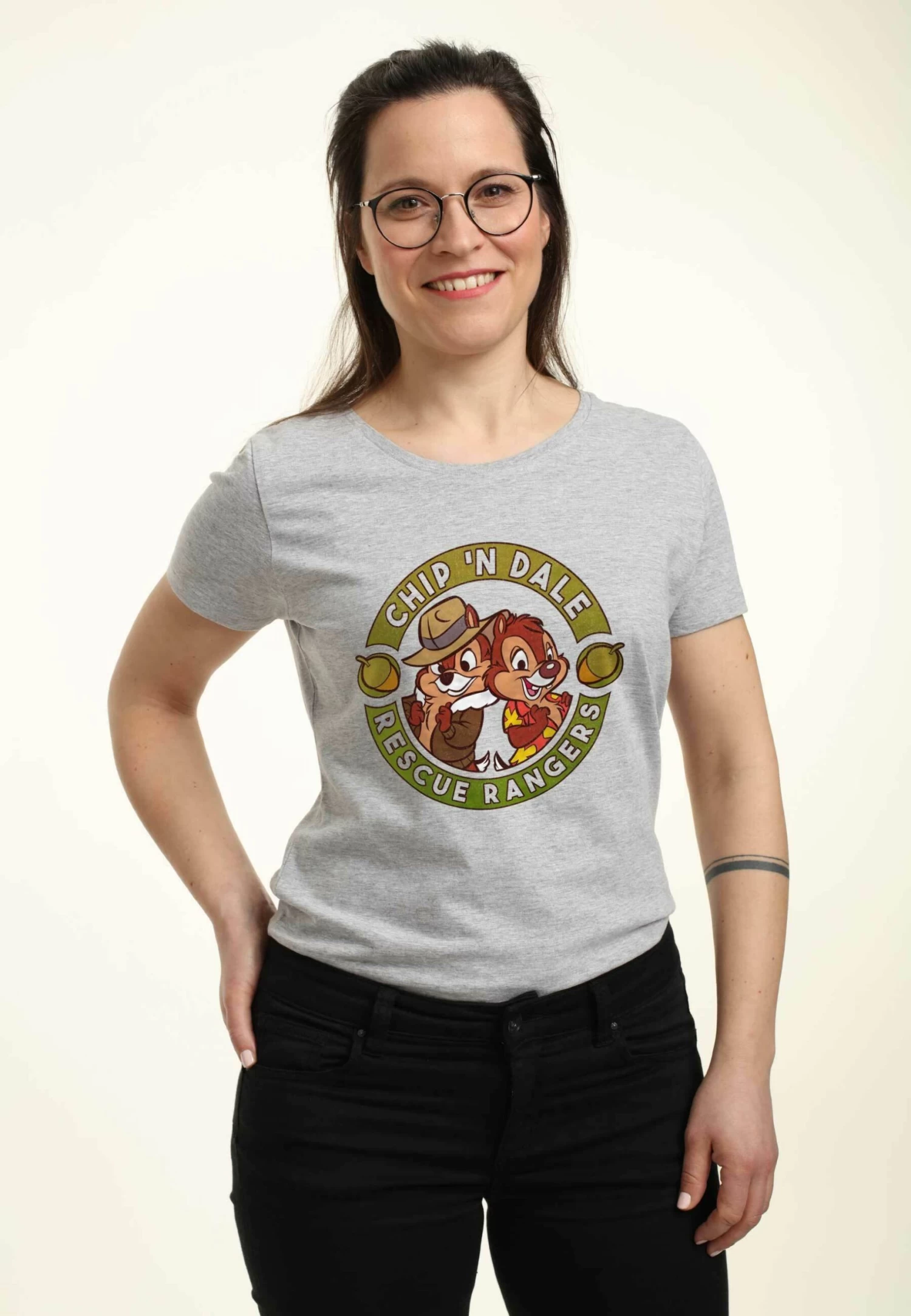 Disney Chip 'N Dale Rescue Rangers - T-Shirt Print - Heather Grey 6 Disney Chip 'N Dale Rescue Rangers - T-Shirt Print - Heather Grey - Afbeelding 4