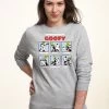 Disney Mickey Friends Expressions Of Goofy - Sweater - Heather Grey -Disney b998bb1a803945db9e20c5f47c499c97