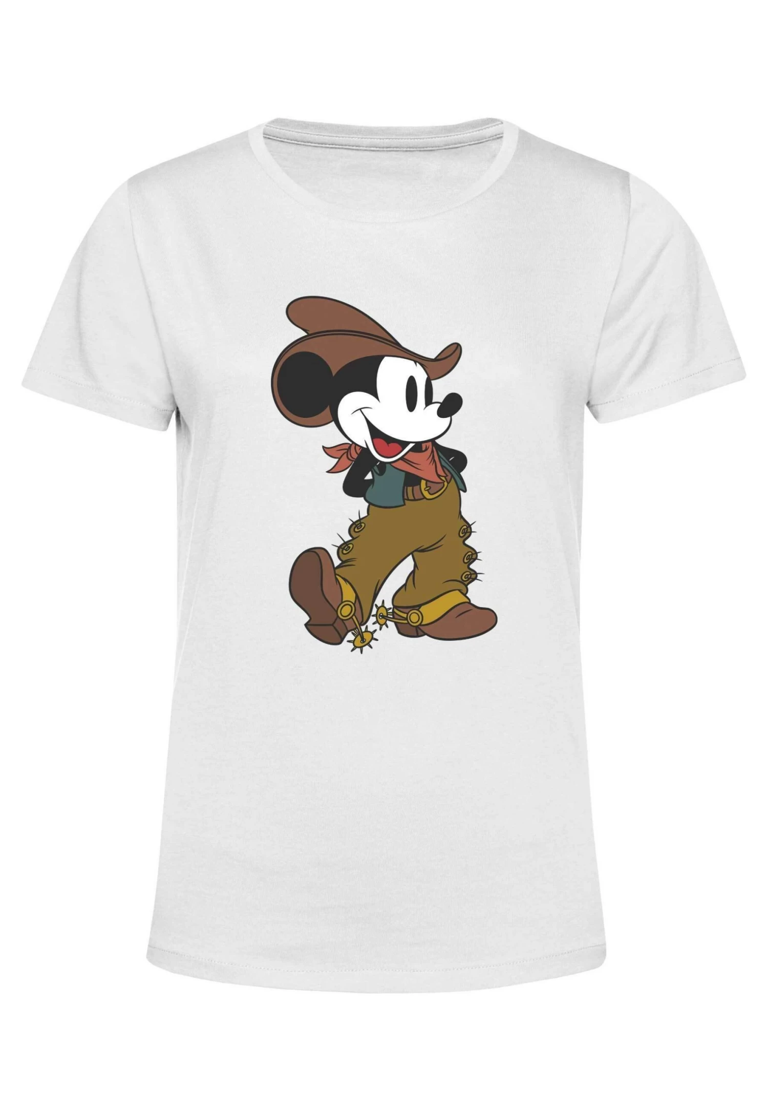 Disney Classic Mickey Mouse Cowboy - T-Shirt Print - White 7 Disney Classic Mickey Mouse Cowboy - T-Shirt Print - White - Afbeelding 5