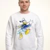 Disney Classic Mickey Splatter Donald - Sweater - White -Disney bd6fd9c8a6034d899690f45798fa7a9b