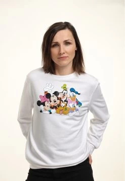 Disney Mickey Classic Mickey Group - Sweater - White