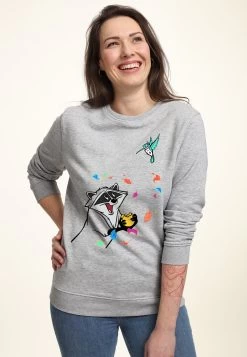 Disney Pocahontas Meeko And Flit - Sweater - Heather Grey 8 Disney Pocahontas Meeko And Flit - Sweater - Heather Grey -Disney bf9c1ecdc1ad425f84427ef0a1c66a2d