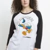 Disney Mickey Classic Donald Jump - Longsleeve - White Black -Disney bfef4a51ed4f409580e95a65c0e9b83d