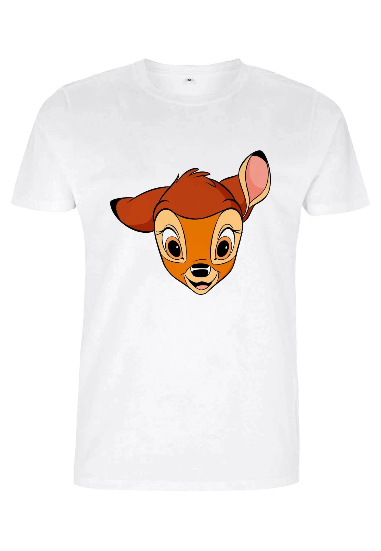 Disney Bambi Bambi Big Face - T-Shirt Print - White 3 Disney Bambi Bambi Big Face - T-Shirt Print - White